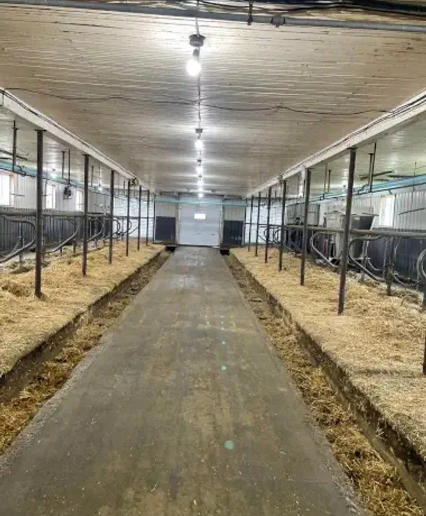 a clean and spotless barn